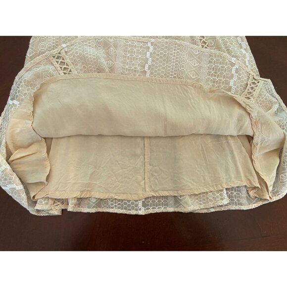 Free People Ivory Sleeveless Mini Dress - Picture 11 of 13